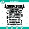 Camping rules SVG, Camping SVG, Camping rules sunset SVG 3