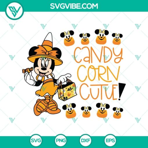 candy corn cutie svg minnie halloween costume svg disney halloween svg