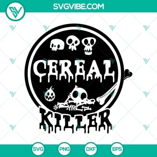 cereal killer svg halloween svg horror svg