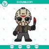 Chibi Jason Halloween SVG with scary, horror theme.