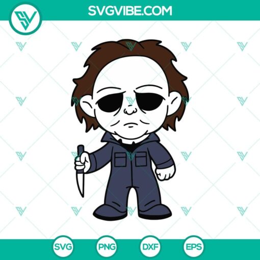 chibi michael svg michael halloween svg michael scary svg michael horror svg