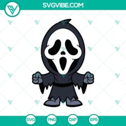 Chibi Scream SVG, Scream Halloween SVG, Scream Scary SVG, Scream Horror SVG