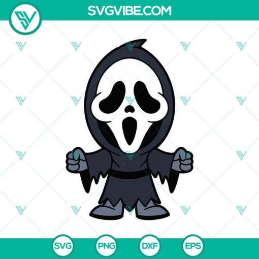 chibi scream svg scream halloween svg scream scary svg scream horror svg