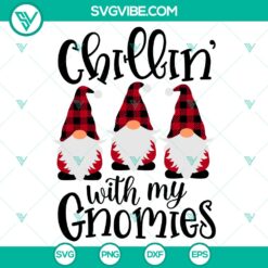 Chillin’ With My Gnomies SVG, Christmas Teacher SVG, Merry Christmas SVG
