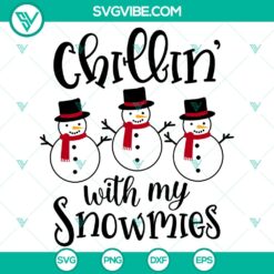 Chillin’ With My Snowmies SVG, Christmas Teacher SVG, Merry Christmas SVG