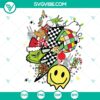 Christmas Grinch and friends digital files for crafting: SVG, DXF, EPS, PNG. Festive holiday design featuring Grinch, Santa, and gingerbread man.