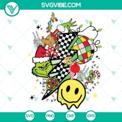 Christmas Grinch And Friends SVG DXF EPS PNG Files