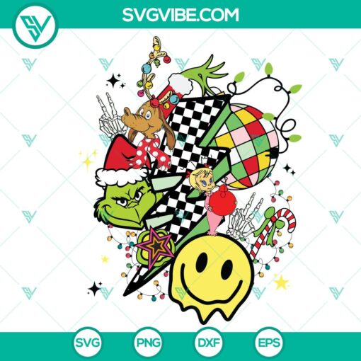 christmas grinch and friends svg dxf eps png files