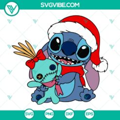 Christmas Hat Stitch SVG, Christmas SVG, Disney Christmas SVG, Santa Claus SVG