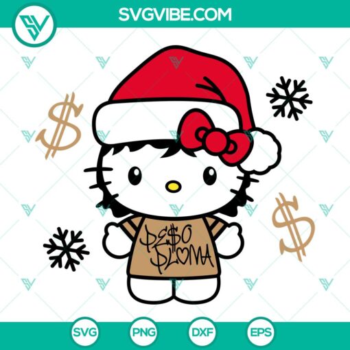 christmas hello kitty peso plumaa svg christmas svg sanrio christmas svg kawaii svg