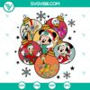 Christmas Mouse and Friends Bubble SVG | Cute Disney Holiday Cut Files 3
