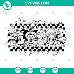 Christmas Mouse And Friends SVG DXF EPS PNG Files