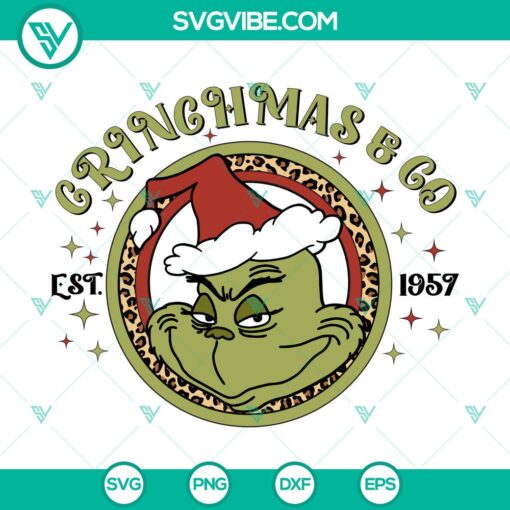 christmas movie grinchmas and co svg dxf eps png files