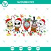 Creepy Christmas Nightmare Characters SVG DXF EPS PNG Files, perfect for holiday crafts and projects.