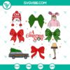 Christmas Ralphie Bunny Coquette Bow SVG | Cute Holiday Cut Files 2