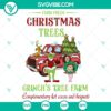 Christmas tree farm vector graphics bundle with SVG, DXF, EPS, and PNG files for holiday crafting projects.