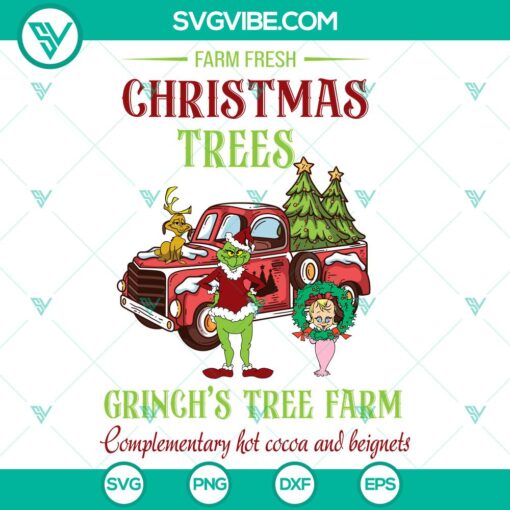 christmas tree farm svg dxf eps png files