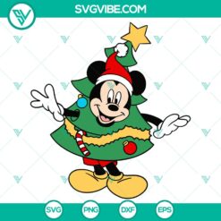 Christmas Tree Mickey SVG, Christmas SVG, Disney Christmas SVG