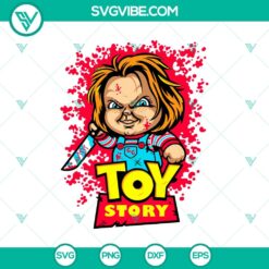 Chucky Toy Story SVG, Horror Characters SVG, Chucky Halloween SVG