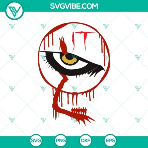 clown eye svg it eye svg pennywise horror svg