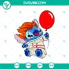 Clown IT Bubble x Stitch Halloween SVG featuring funny Stitch and Pennywise design. Ideal for Halloween crafting projects.