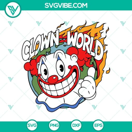 clown world svg clown fire svg cartoon svg