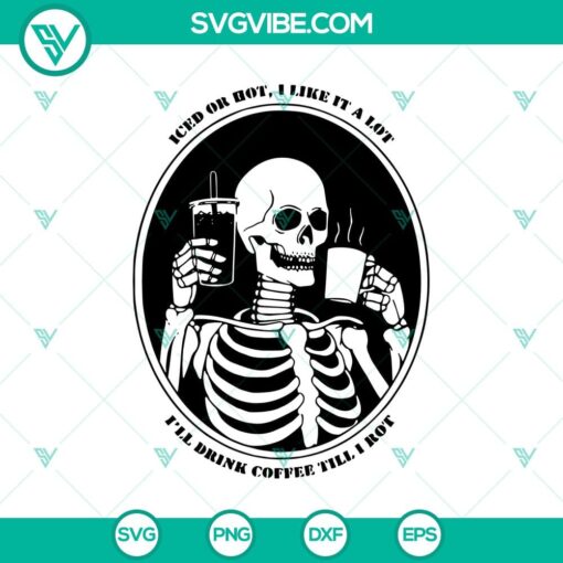 coffee skull svg skeleton svg halloween svg