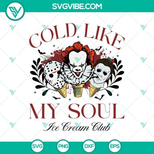 cold like my soul svg dxf eps png cut files