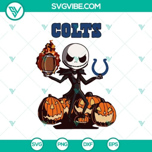 colts jack pumpkin svg jack skelington svg halloween svg