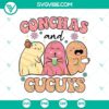 Conchas and Cucuys Mexican ghost Halloween SVG cut file for Cricut and Silhouette designs, featuring spooky and festive elements.