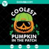 Coolest Pumpkin In The Patch SVG design, featuring Halloween and Oct 31 themes. Great for spooky projects.