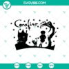 Coraline Halloween SVG DXF EPS PNG Cut Files, perfect for Halloween Cricut & Silhouette Designs, spooky and fun for crafts.