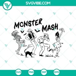 Cowboy, Halloween, SVG Files, Cowboy Monster Mash SVG DXF EPS PNG Cut Files, 3