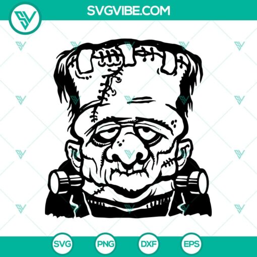 creasy face frankenstein svg the man who made monster svg frankenstein svg