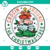 Crocin' Around the Christmas Tree downloadable SVG DXF EPS PNG files for holiday crafting projects.