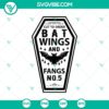 Halloween bat wings and fangs SVG design for cutting, spooky Halloween SVG.