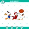 Cute Duck Halloween SVG with Disney Donald Duck and Walt Disney theme for Halloween.