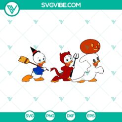Cute Duck Halloween SVG with Disney Donald Duck and Walt Disney theme for Halloween.