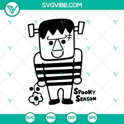 cute frankenstein svg spooky season svg halloween svg