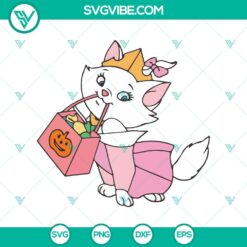 Cute Marie Cat SVG, Marie Halloween Candy SVG, Marie Cat SVG