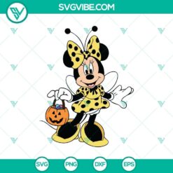 Halloween, SVG Files, Walt Disney SVG, Cute Minnie Bee  SVG, Disney Halloween 20