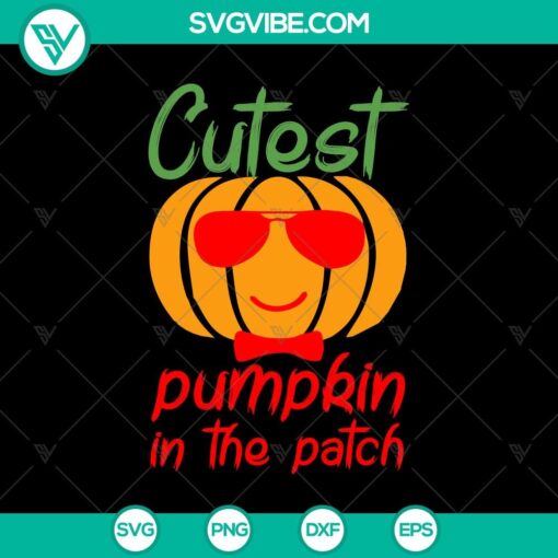 cutest pumpkin in the patch svg halloween scary svg halloween svg