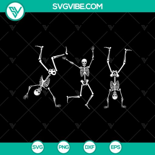 dancing skeletons funny halloween svg halloween scary svg halloween svg