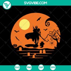 Halloween, Star Wars SVG, SVG Files, Darth Vader And Baby Yoda Halloween SVG, 2