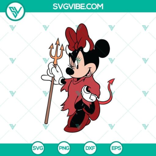 devil minnie svg disney halloween svg mickey and minnie svg