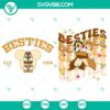 Disney Besties Chip and Dale SVG friendship cut files for DIY crafts with the popular cartoon characters, ideal for Disney fans.