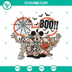 Halloween, SVG Files, Walt Disney SVG, Disney Boo SVG, Mickey Pluto And Donald 13