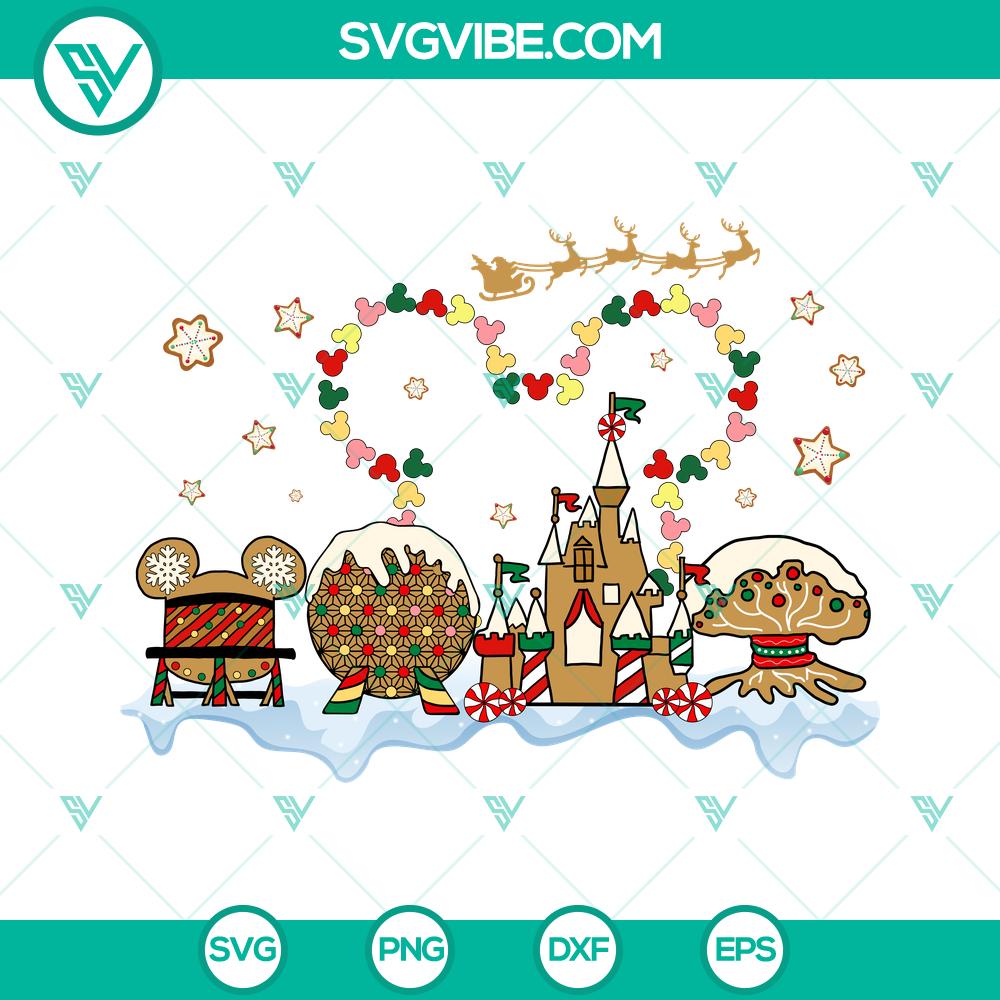 Disney Castle Gingerbread Christmas SVG | Sweet Holiday Castle Cut Files Disney Castle Gingerbread Christmas SVG | Sweet Holiday Castle Cut Files