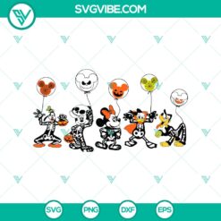 Halloween, SVG Files, Walt Disney SVG, Disney Characters Skeleton Take 20