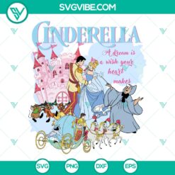 Disney Cinderella Castle Carriage SVG | Fairytale Princess Cut Files